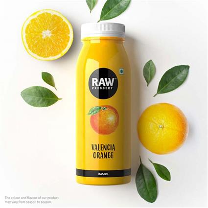 Raw Pressery Orange Juice, 250Ml Bottle