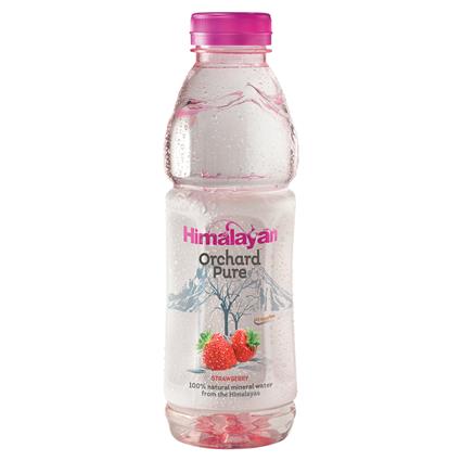 Himalayan Orchard Pure Mineral Strawberry Water, 500Ml Bottle