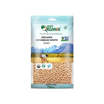 Just Organik Organic Soyabean White 500G