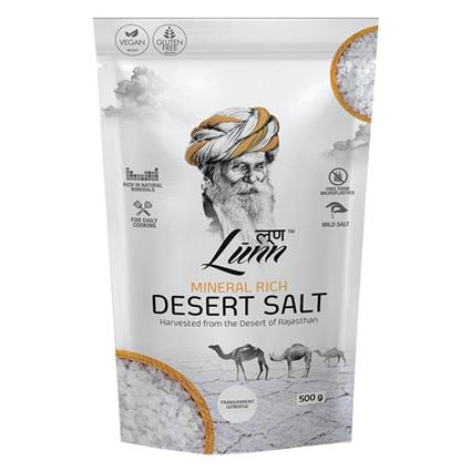 LUNN MINERAL RICH DESERT SALT 500G PCH
