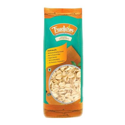 True Farms Organic Rolled Oats (500G)