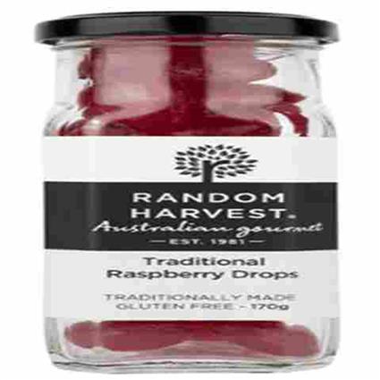 Random Harvest Traditional Raspberry Drops 190 Gm