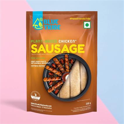 Blue Tribe Plant Based Chicken Sausage 250G Pouch