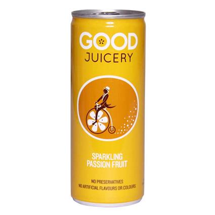 Good Juicery Sparkling Passion Fruit Juice, 250Ml Can