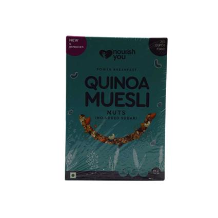 Nourishyou Quinoa Muesli Nuts 375G Carton