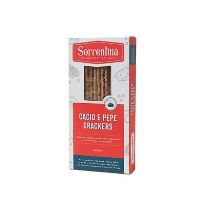 Sorrentina Cacio E Pepe  Crackers, 100G Pack