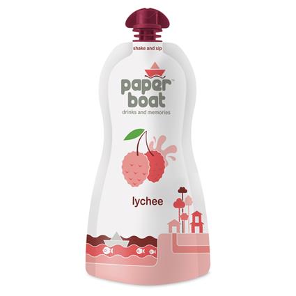 Paper Boat Lychee Juice 150Ml Pouch