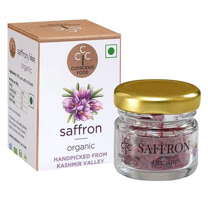 Conscious Food Organic Kashmiri Saffron 1G