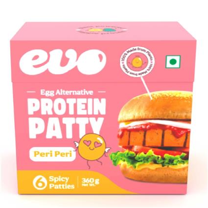Evo Plantbased Egg Patty Peri Peri, 360G