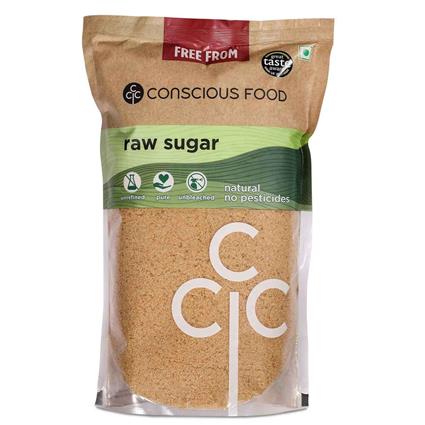 Conscious Food Sugar Raw 500G Pouch