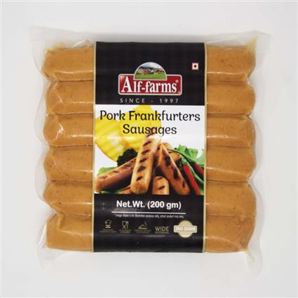 Alf Farms Pork Frankfurters Sausages 200G Pack