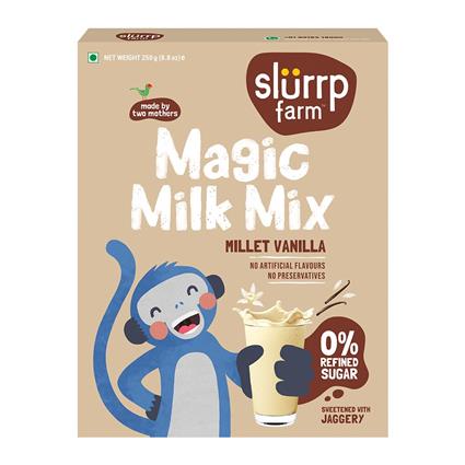 Slurrp Farm Magic Milk Mix - Millet Vanilla, 250 g