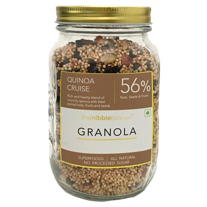 The Nibble Box Quinoa Cruise Breakfast Granola, 350G Jar
