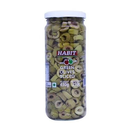 Habit Green Olive Slice 430 Gm