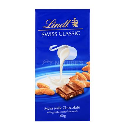 LINDT ALMOND CHOC 100 G