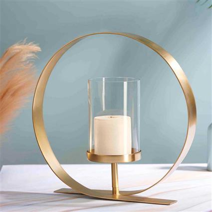 Luxe Round Candle Holder