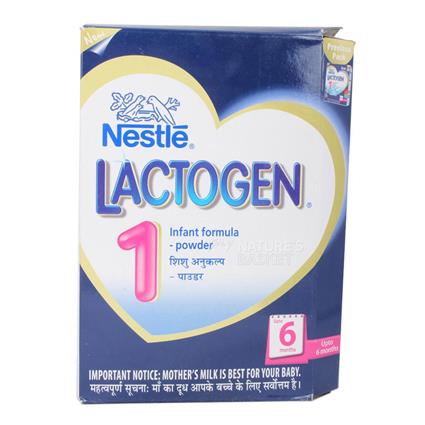 Nestle Lactogen 1 Infant Formula Powder - Upto 6 Months, Stage 1, 400G Bag-In-Box Pack
