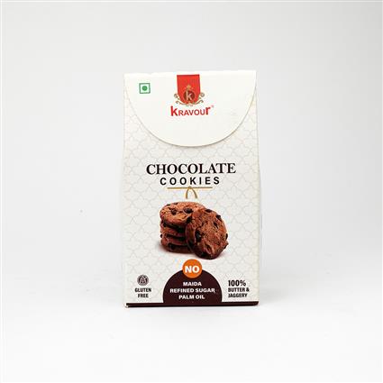 Kravour Chocolate Jaggery Cookies 150Gm