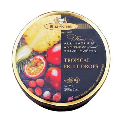 Simpkins Tropical Fruit Drops 200G