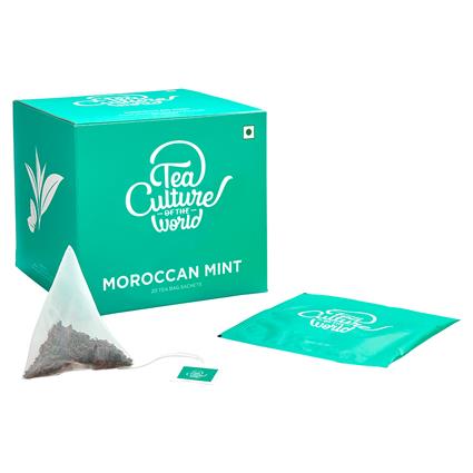 Tea Culture Of The World Morroccan Mint, 40G Box (20 Tea Bags)