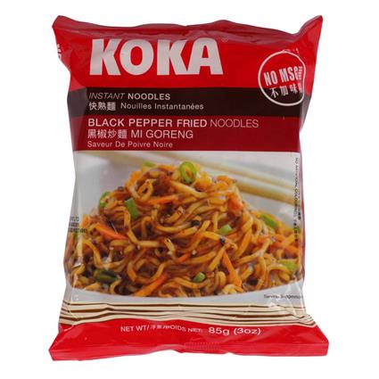 Koka Instant Black Pepper Fried Noodles, 85G Pouch
