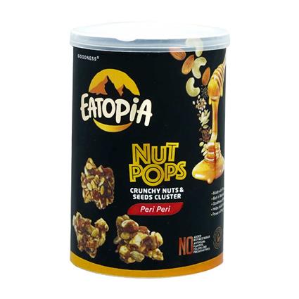 Eatopia Nut Pops Peri Peri Nuts & Seeds Clusters 100G