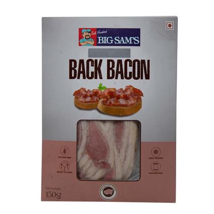 Big Sams Premium Streaky Bacon 150G Pouch