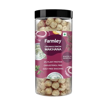 Farmley Cream & Onion Makhana 90G Jar