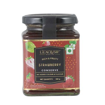 Lexclusif Conserve Whole Strawberry 330G Jar