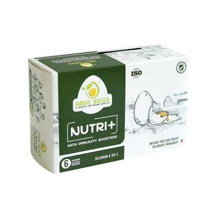 Abhi Eggs Nutri With Immunity Boosters 6 Pcs Carton