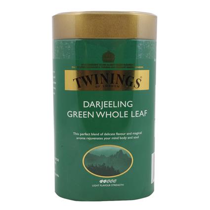 Twinings Darjeeling Green Leaf Tea 100G Tin