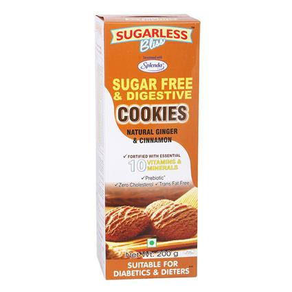 Sugarless Ginger Cookies Box 200G
