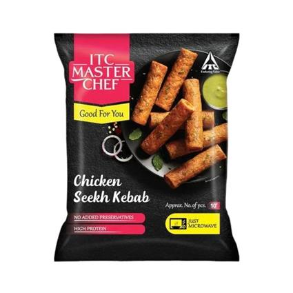 Itc Master Chef Chicken Seekh Kebab 500G Pouch