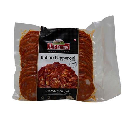 Alf-Farm Italian Pork Pepperoni ,150G Bag