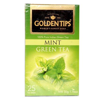 Mint Green Tea - Golden Tips