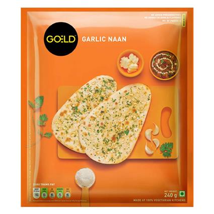 Goeld Garlic Naan 240G Pouch