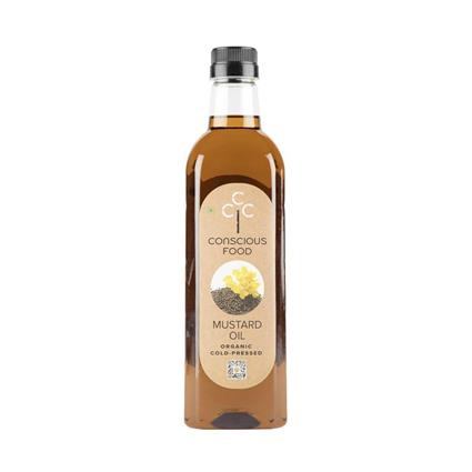 Conscious Food Mustard Oil 500Ml Bottle
