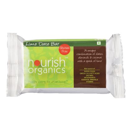 Nourish Organics Health Lime Chocolate Bar 30G
