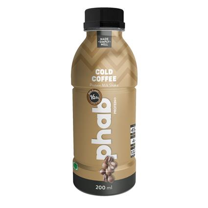 Phab Protein Milkshake Cold Coffee 200Ml Bottle
