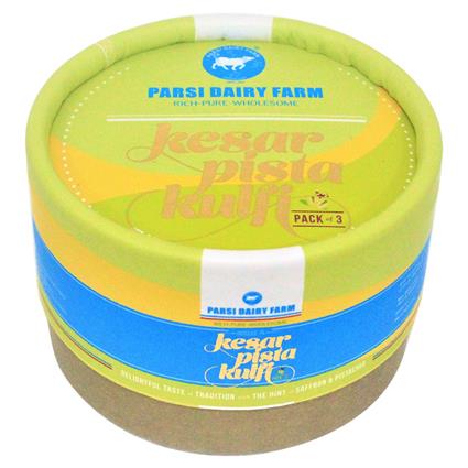 Parsi Dairy Farm Ice Cream - Kulfi Kesar Pista Tub 300G