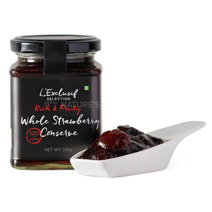 Lexclusif Conserve Whole Strawberry, 330G Jar