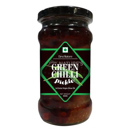 DN GREEN CHILLI PICKLE IN OLIVE OIL 300G