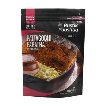 Rustik Paushtik Pattagobhi Paratha Pre Mix 500Gm