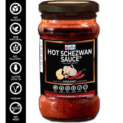 D-Alive Hot Schezwan Sauce 280G Jar