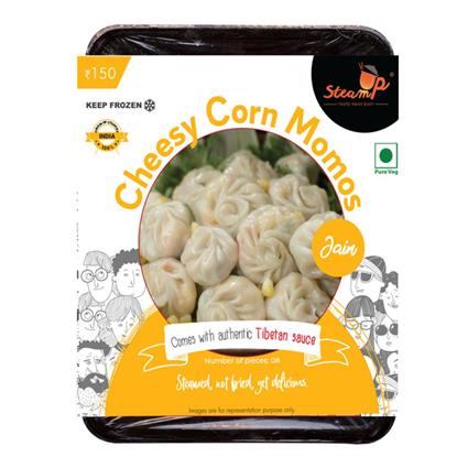 Steamup Easycook Jain Cheese Corn Momos 230G Pouch