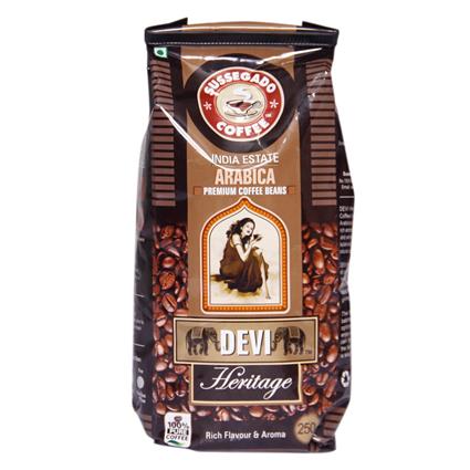 Devi Sussegado Arabica Premium Coffee Beans Heritage, 250G Pouch