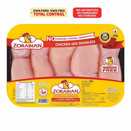 Zorabian Chicken Mix Boneless 450G