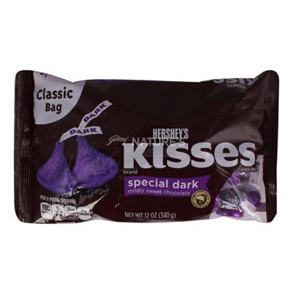 Hersheys Kisses Dark Chocolate 315G Pouch