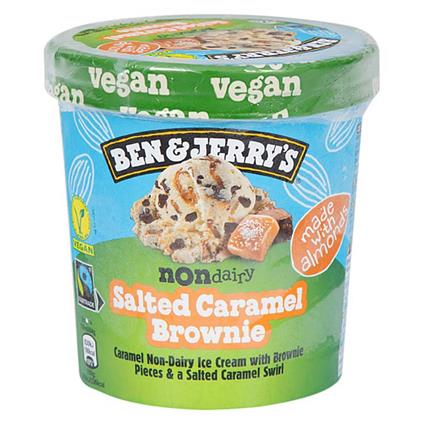 Ben & Jerrys Ice Cream Salted Caramel Brownie 465Ml