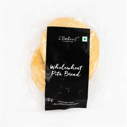 Lexclusif Whole Wheat Pita Bread 120G Pack